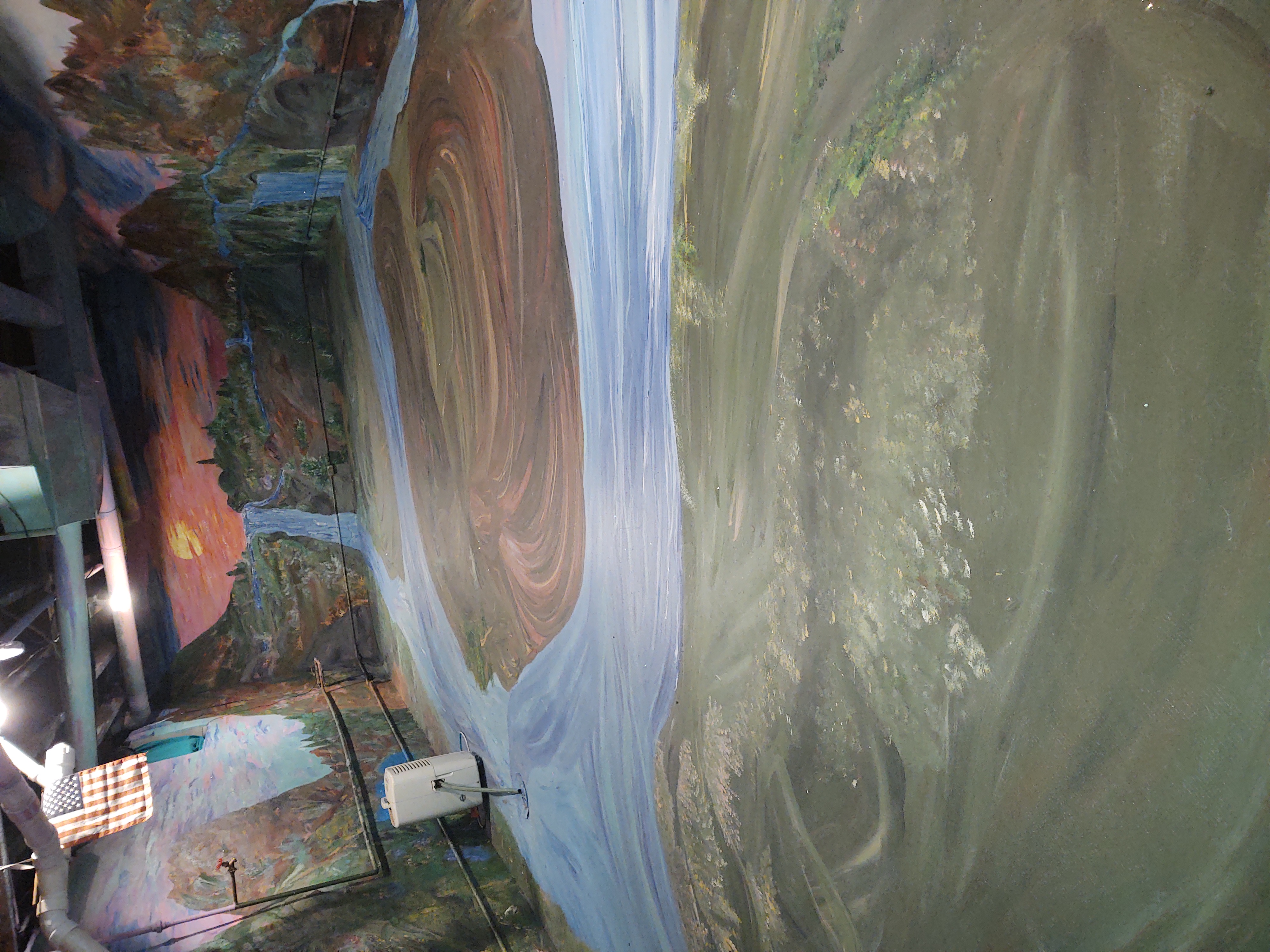 Basement mural - full view